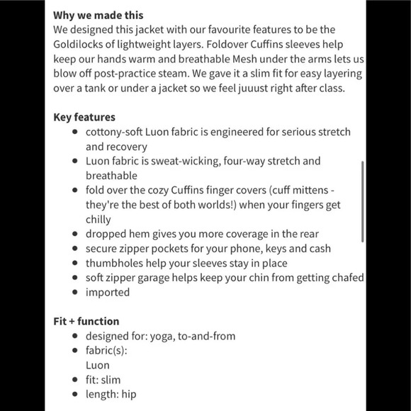 Lululemon Green Camo Forme Jacket Green Size 2 - Picture 6 of 10